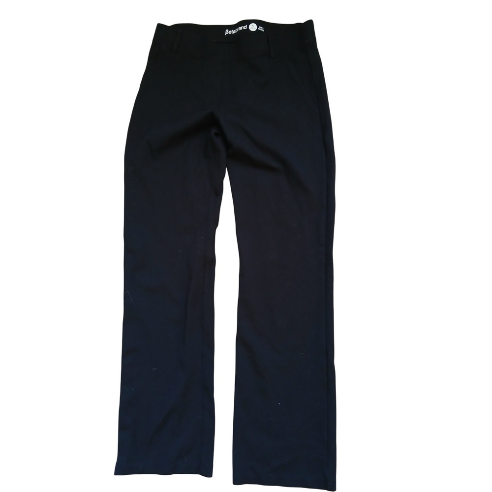 Betabrand Black Dress Pant Petite Stretch Comfort Business Casual Women's Size S